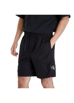 Calvin Klein pánske plátené kapsáče čierne