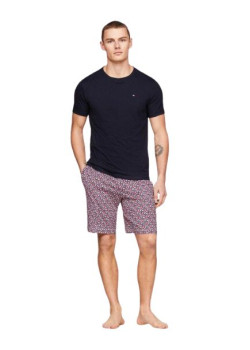 Pánske krátke modré pyžamo TOMMY HILFIGER