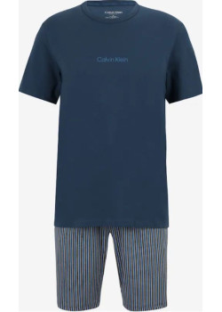 Pánske krátke modré pyžamo Calvin Klein