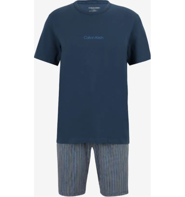 Pánske krátke modré pyžamo Calvin Klein Pánske krátke modré pyžamo Calvin Klein