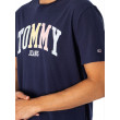 Pánske modré tričko s výraznou potlačou Tommy Jeans