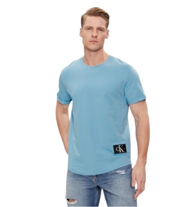 Pánske modré tričko Calvin Klein 