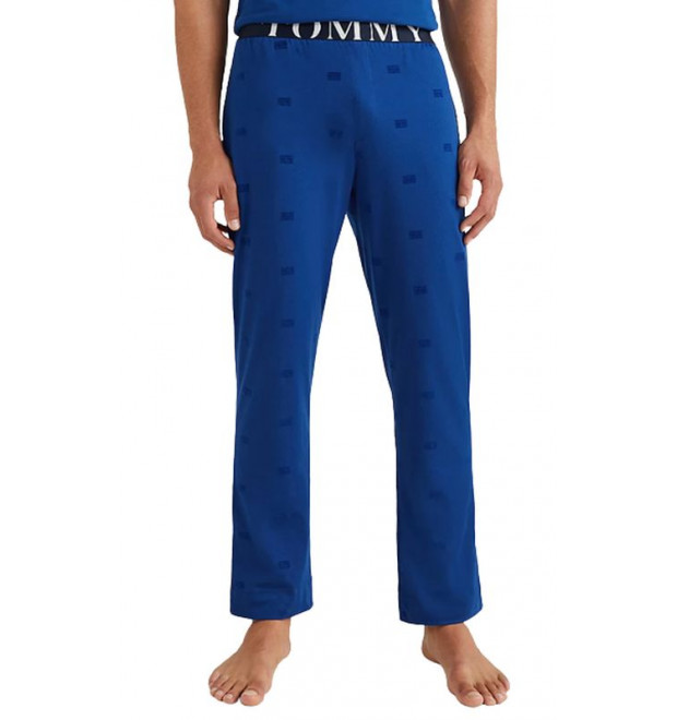Pánske pyžamové nohavice Tommy Hilfiger modré Pánske pyžamové nohavice Tommy Hilfiger modré