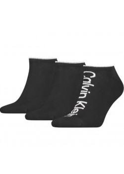 Sada 3 párov čiernych ponožiek Calvin Klein