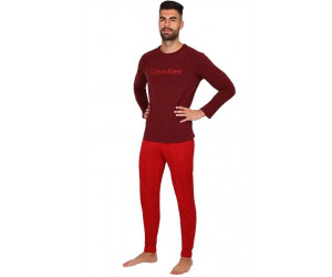 Pánske bavlnené pyžamo s dlhým rukávom Calvin Klein