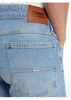 Pánske bledomodré rifľové kraťasy Tommy Jeans