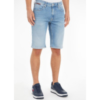 Pánske bledomodré rifľové kraťasy Tommy Jeans Pánske bledomodré rifľové kraťasy Tommy Jeans