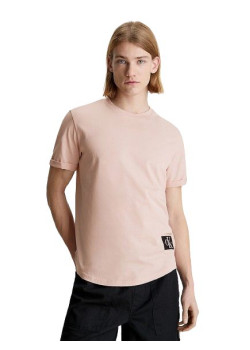 Pánske ružové tričko Calvin Klein 