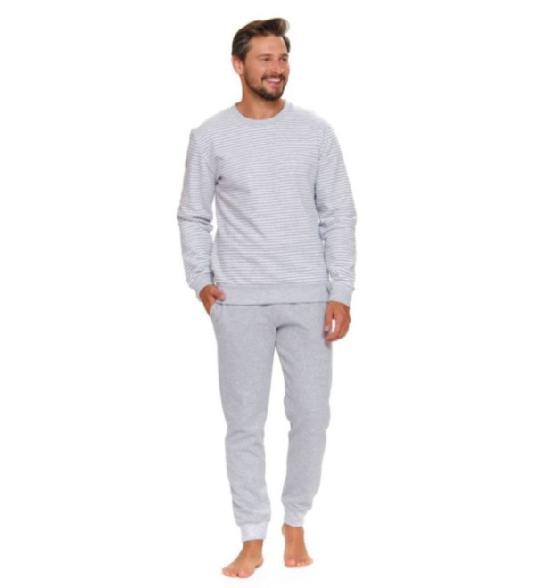 Sivé pánske pyžamo Doctor Nap