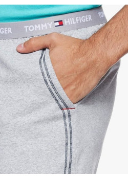Pánske krátke sivé pyžamové nohavice Tommy Hilfiger