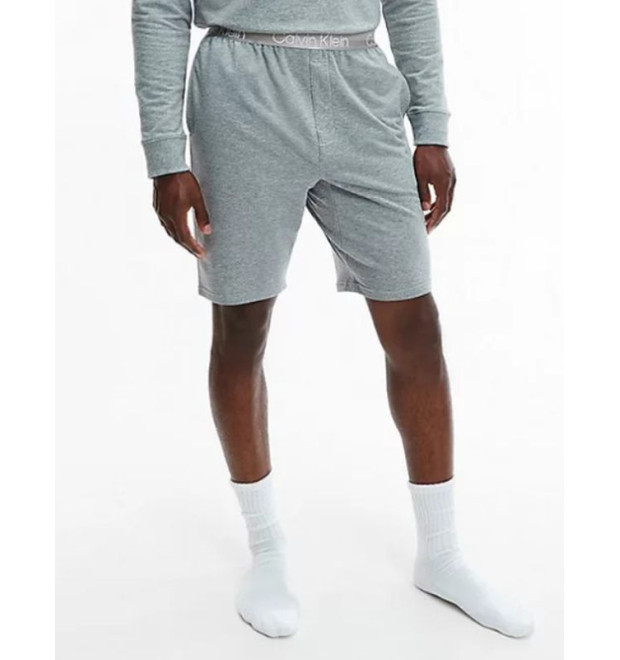 Pánske sivé krátke pyžamové nohavice Calvin Klein Pánske sivé krátke pyžamové nohavice Calvin Klein