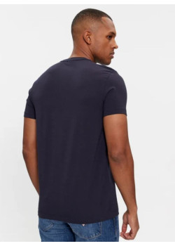 Tmavo modré pánske slim tričko Calvin Klein