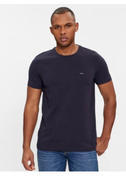 Tmavo modré pánske slim tričko Calvin Klein