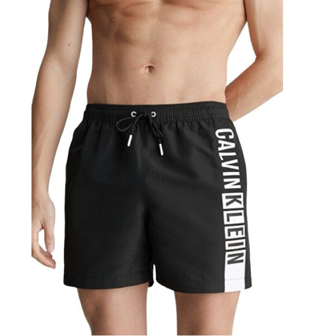 Pánske Calvin Klein čierne šortky s potlačou Pánske Calvin Klein čierne šortky s potlačou