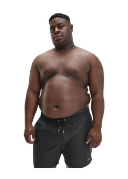 Pánske čierne plavky Calvin Klein plus size