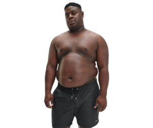 Pánske čierne plavky Calvin Klein plus size