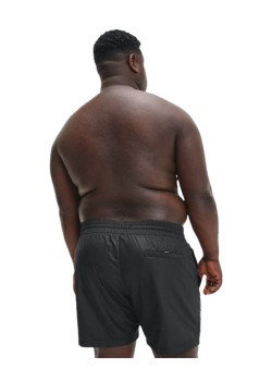 Pánske čierne plavky Calvin Klein plus size