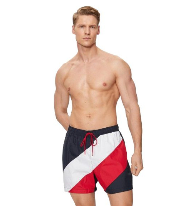 Pánske šortky Tommy Hilfiger trojfarebné Pánske šortky Tommy Hilfiger trojfarebné