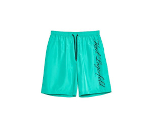 Zelené plavecké šortky Karl Lagerfeld