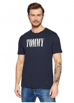 Tommy Hilfiger pánske tmavomodré tričko