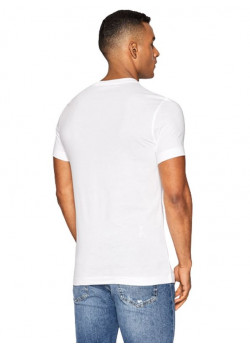 Biele pánske tričko značky Calvin Klein s krátkym rukávom