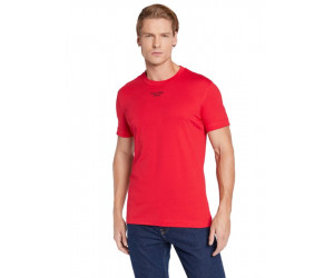Pánske červené tričko značky Calvin Klein s krátkym rukávom