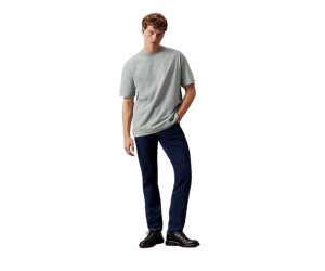 Pánske bridlicovo šedé tričko s potlačou Calvin Klein Jeans