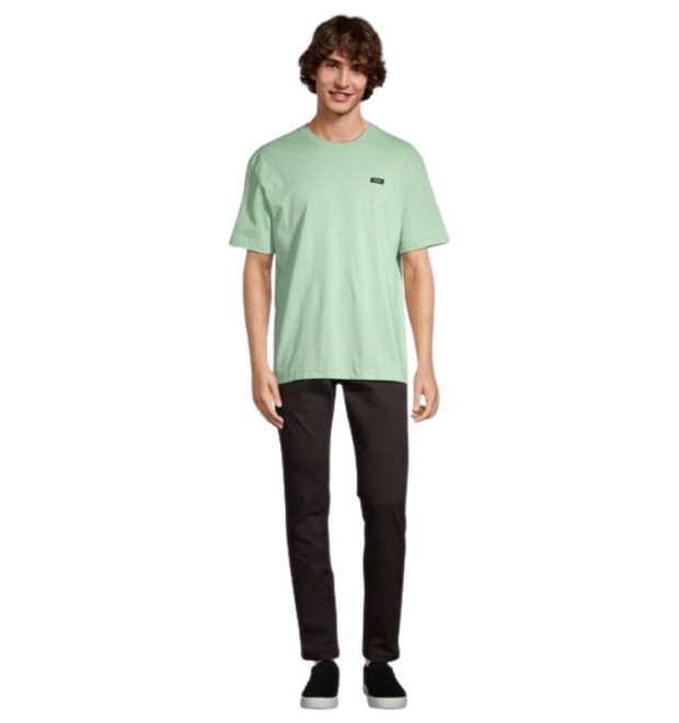 Pánske bledo-zelené tričko Calvin Klein