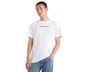 Biele pánske tričko s výšivkou loga Tommy Hilfiger