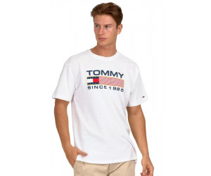 Bavlnené tričko Tommy Hilfiger v bielej farbe