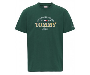Pánske bavlnené tričko TOMMY HILFIGER krátky rukáv zelené
