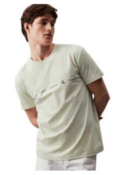 Pánske tričko Calvin Klein Jeans-svetlo-zelené