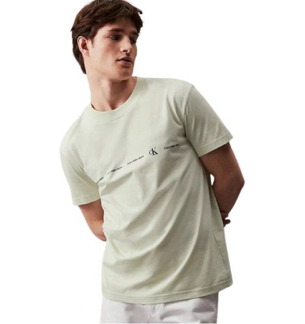 Pánske tričko Calvin Klein Jeans-svetlo-zelené Pánske tričko Calvin Klein Jeans-svetlo-zelené