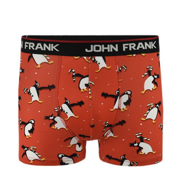 Pánske boxerky s motívom tučniakov od značky John Frank Pánske boxerky s motívom tučniakov od značky John Frank