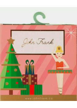 Dámske tmavomodré nohavičky s vianočným motívom John Frank