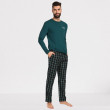 Tommy Hilfiger pánske pyžamo s károvanými nohavicami zelené Tommy Hilfiger pánske pyžamo s károvanými nohavicami zelené