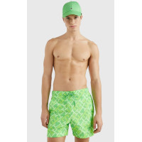 Krátke zelené šortky Tommy HIlfiger so vzorom