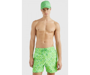 Krátke zelené šortky Tommy HIlfiger so vzorom