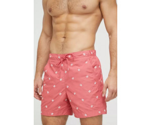 Krátke červené šortky Tommy HIlfiger so vzorom