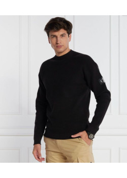 Pánsky čierny pulovér Calvin Klein