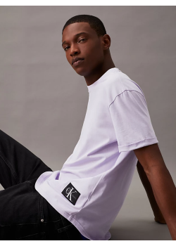 Pánske bledo fialové tričko Calvin Klein 