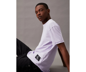 Pánske bledo fialové tričko Calvin Klein 