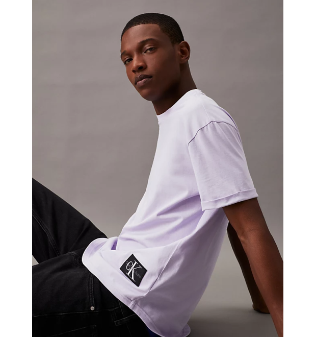 Pánske bledo fialové tričko Calvin Klein 