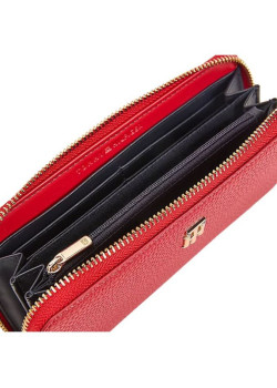 Veľká červená peňaženka na zips  Tommy Hilfiger