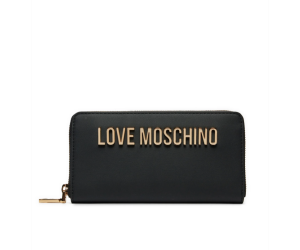 Love Moschino veľká dámska peňaženka na zips čierna