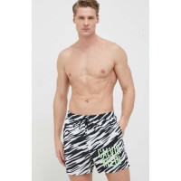 Čierno biele šortky Calvin Klein so vzorom Čierno biele šortky Calvin Klein so vzorom