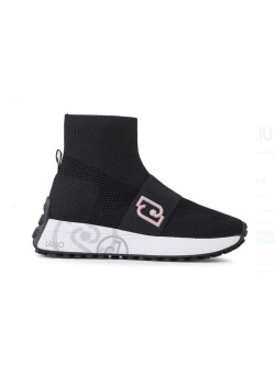 Čierne členkové sneakersy LIU-JO