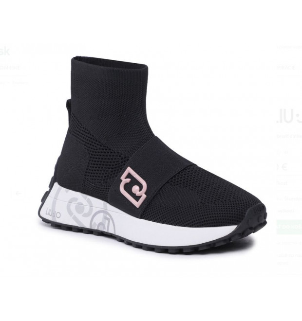 Čierne členkové sneakersy LIU-JO Čierne členkové sneakersy LIU-JO