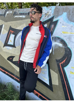 Tommy Jeans pánska prechodná bunda viacfarebná