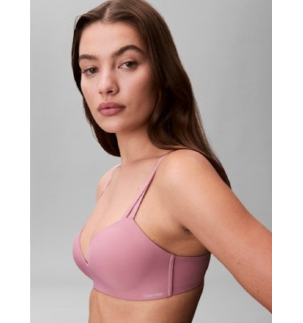 Calvin Klein podprsenka Seductive Comfort ružová Calvin Klein podprsenka Seductive Comfort ružová